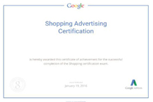 Google Shopping Ad Certification