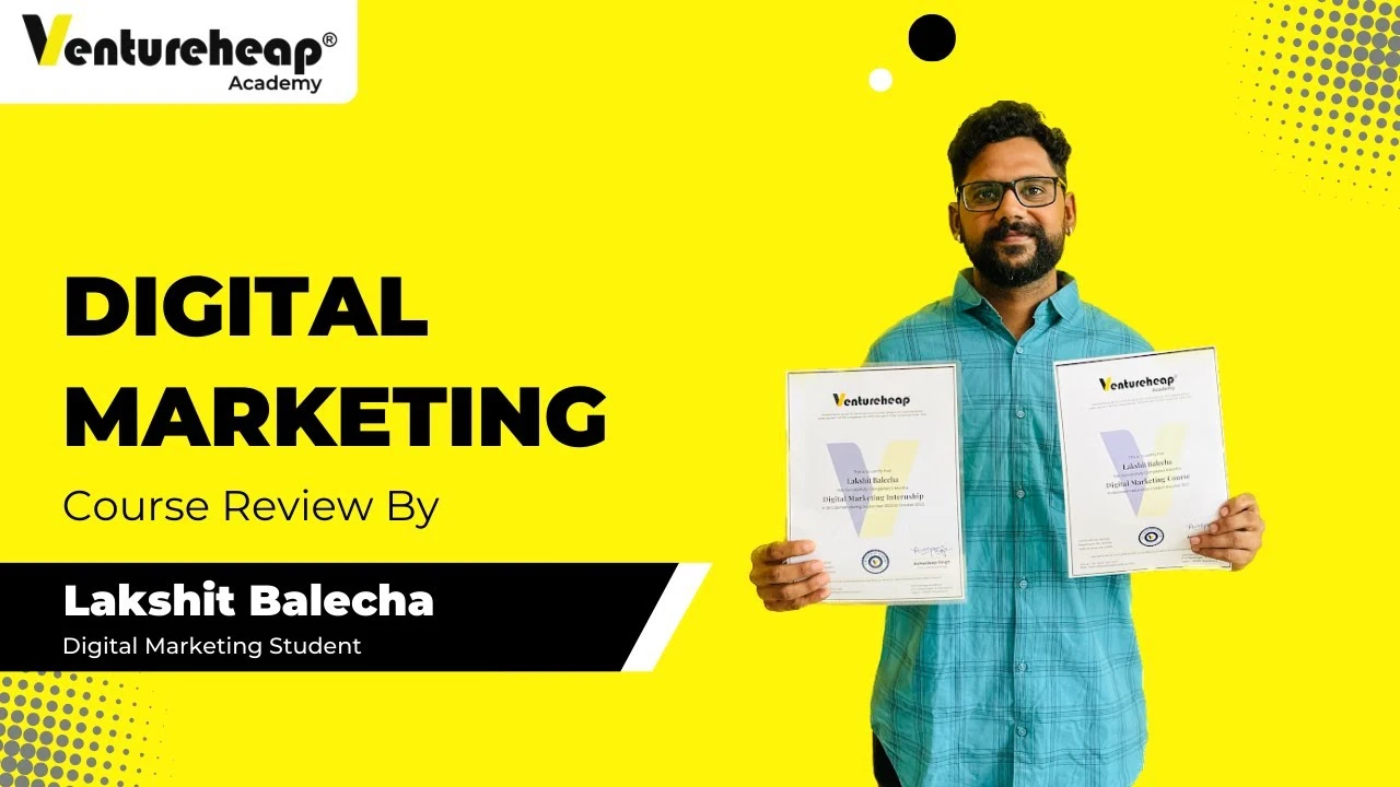 Digital Marketing Course Review by Lakshit